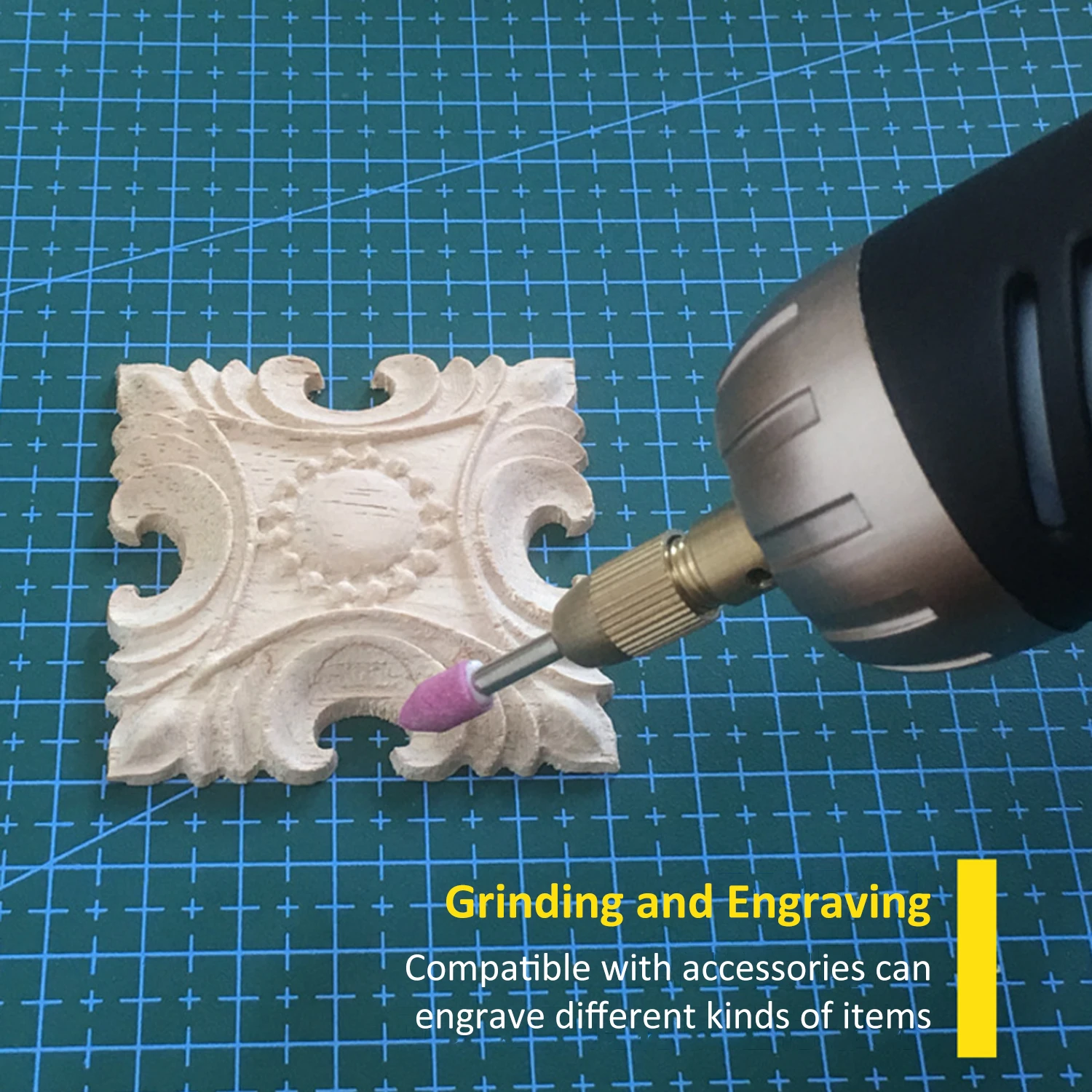 Электрический Роторный гравировальный инструмент 24 Вт полировщик с