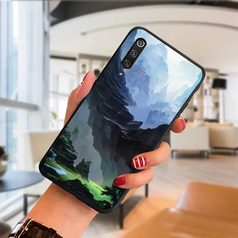 

Game landscape illustration Phone Case For Samsung A01 A10 A20 M30 A40 A50 A51 A70 A71 A80 Cover Fundas Coque