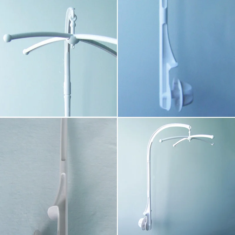 

DIY Baby Crib Holder Rattles DIY Plush Hanging Baby Crib Mobile Bed Bell Kids Toy Holder 360 Degree Rotate Arm Bracket Set Gift