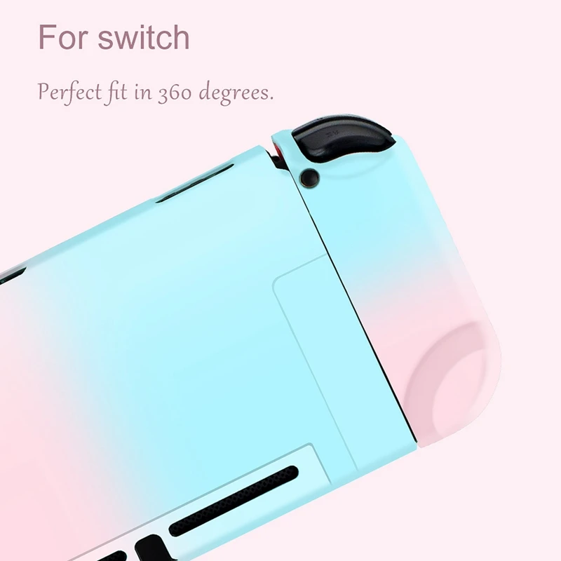 

For Nintend Switch Full Cover Shell Soft Gradient Game Console Joy-Con Protective Case For Nintend Switch Accessories