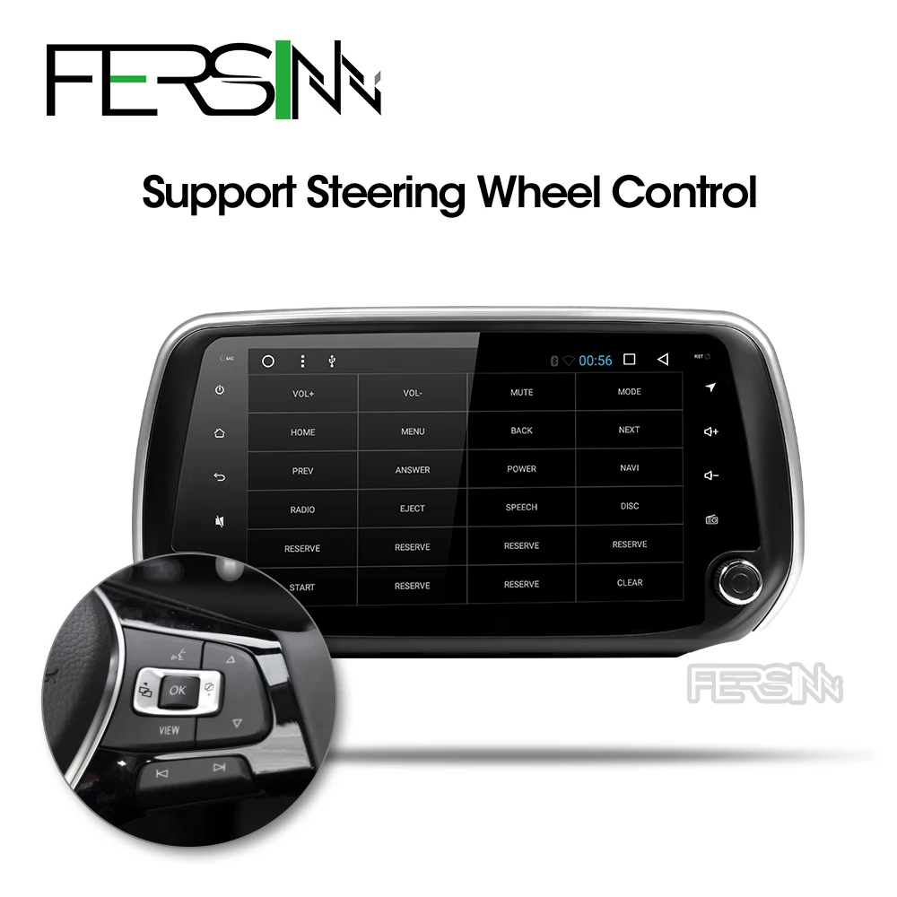 Fersinny CXSDF9081 android 9 0 автомобильный dvd для hyundai Santa Fe 2018 2019 Автомобильная навигационная