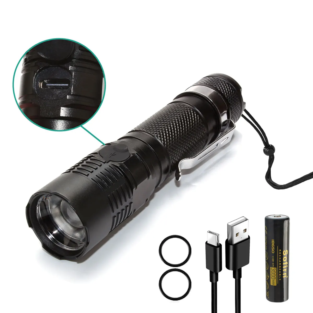 

NEW S11 LED Flashlight 1200lm Zoomable Lantern Torch 18650 Flashlights Outdoor Camping Light