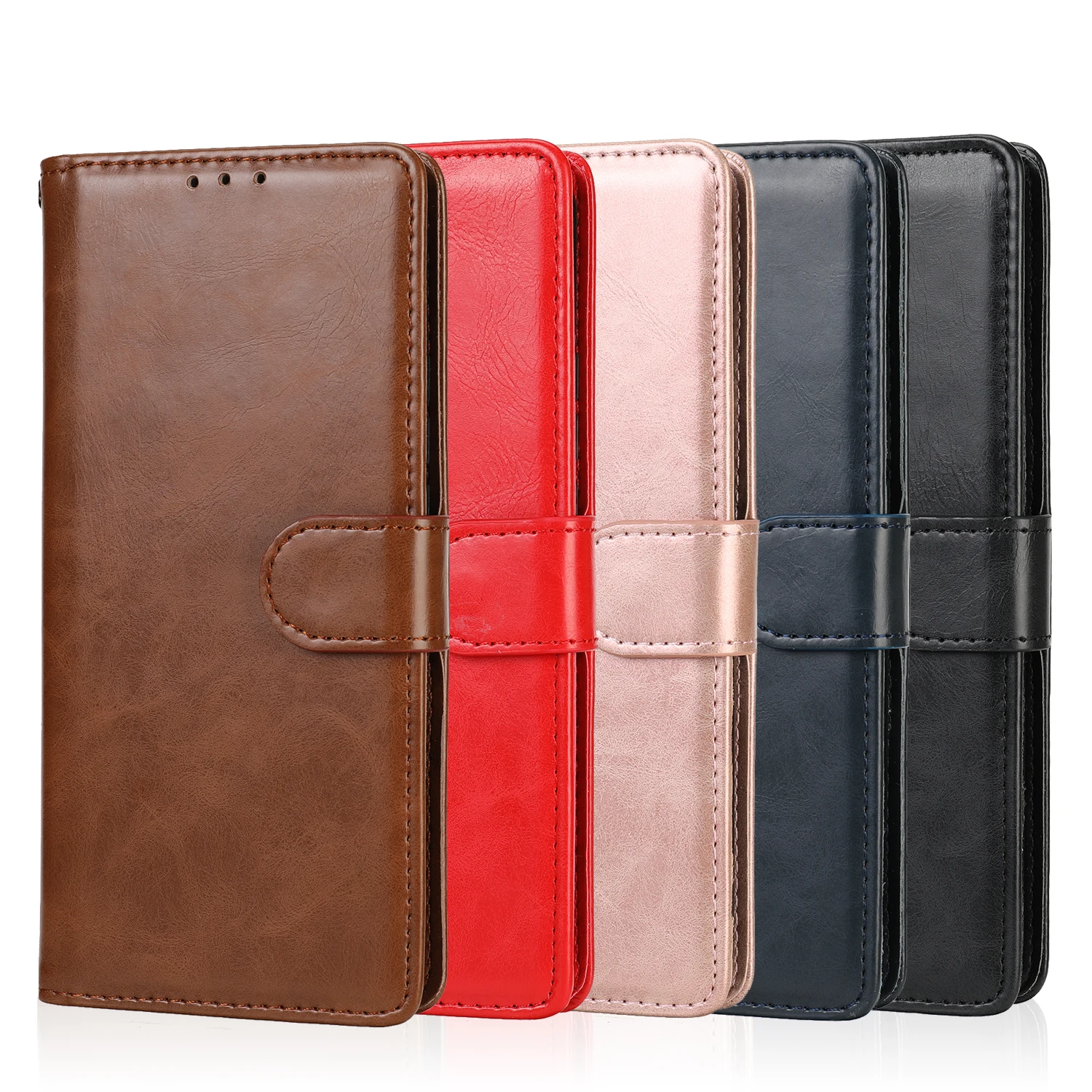 

Retro Solid Color Flip Case For Samsung Galaxy A01 A10 A11 A20 E A21 A30 A31 A40 A41 A42 A50 A51 A70 A71 A81 A91 S Phone Cases