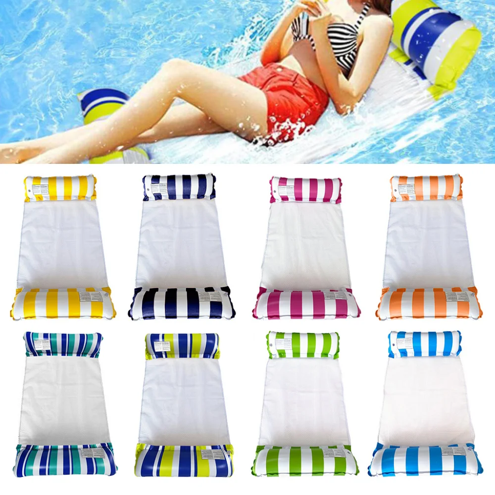 

Inflatable Mattresses Water Hammock Lounge Chairs Pool Float Water Sports Toys Float Mat Pool Toys Swimming Pool Accessories
