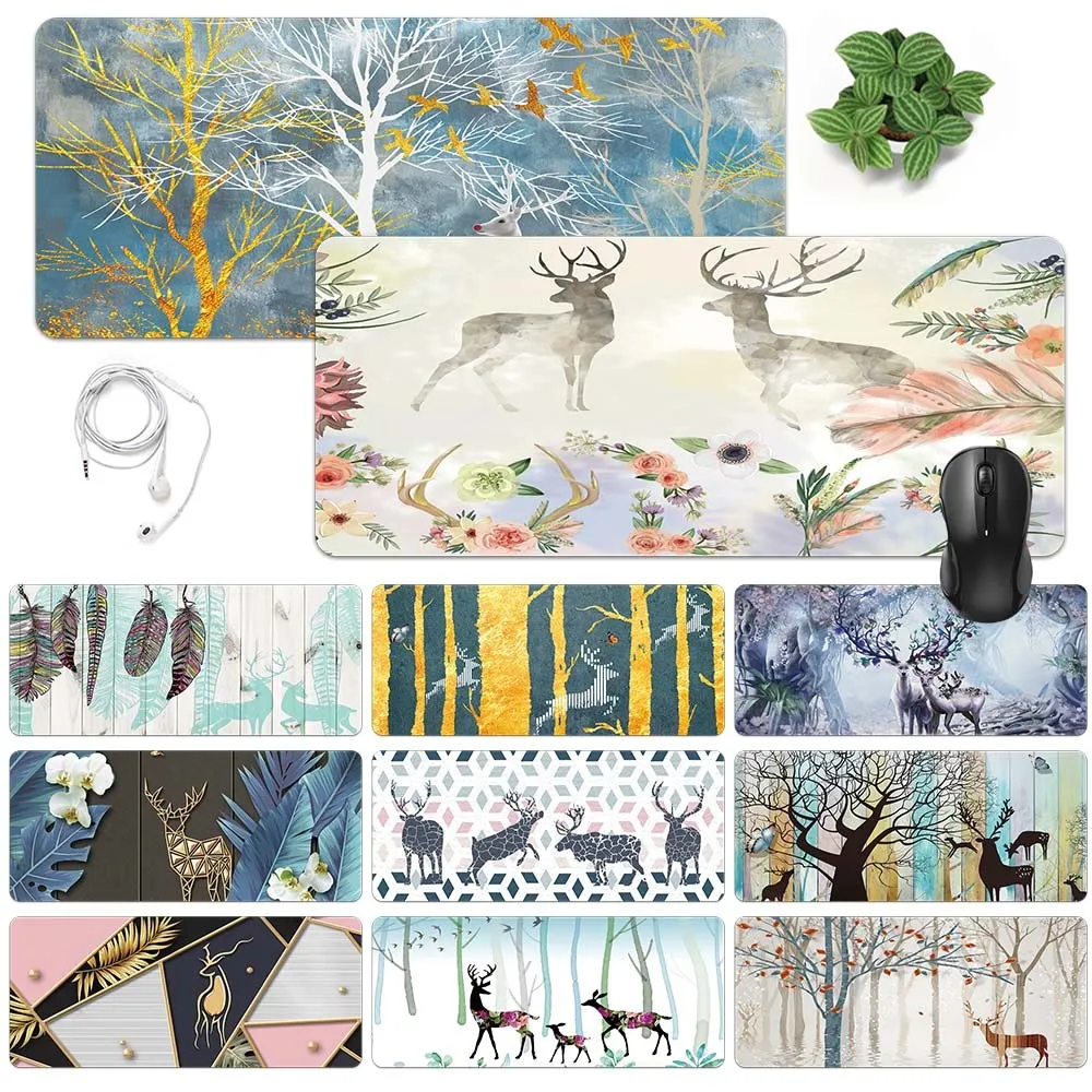 Компьютер Мышь игровой коврик большой геймер 80x30 см 60x60cm из искусственной кожи ПК