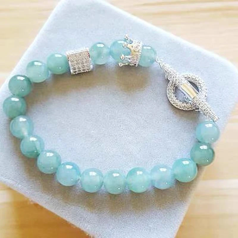 Застежка карабин для браслетов и ожерелий из натуральных камней|Ювелирная