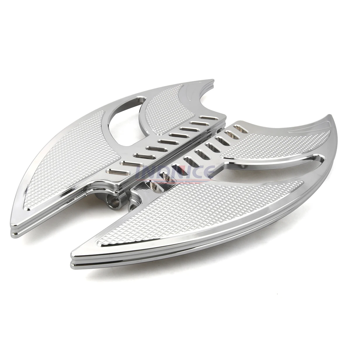 Дорожное скольжение FLTR хромированные водительские напольные планки для harley street