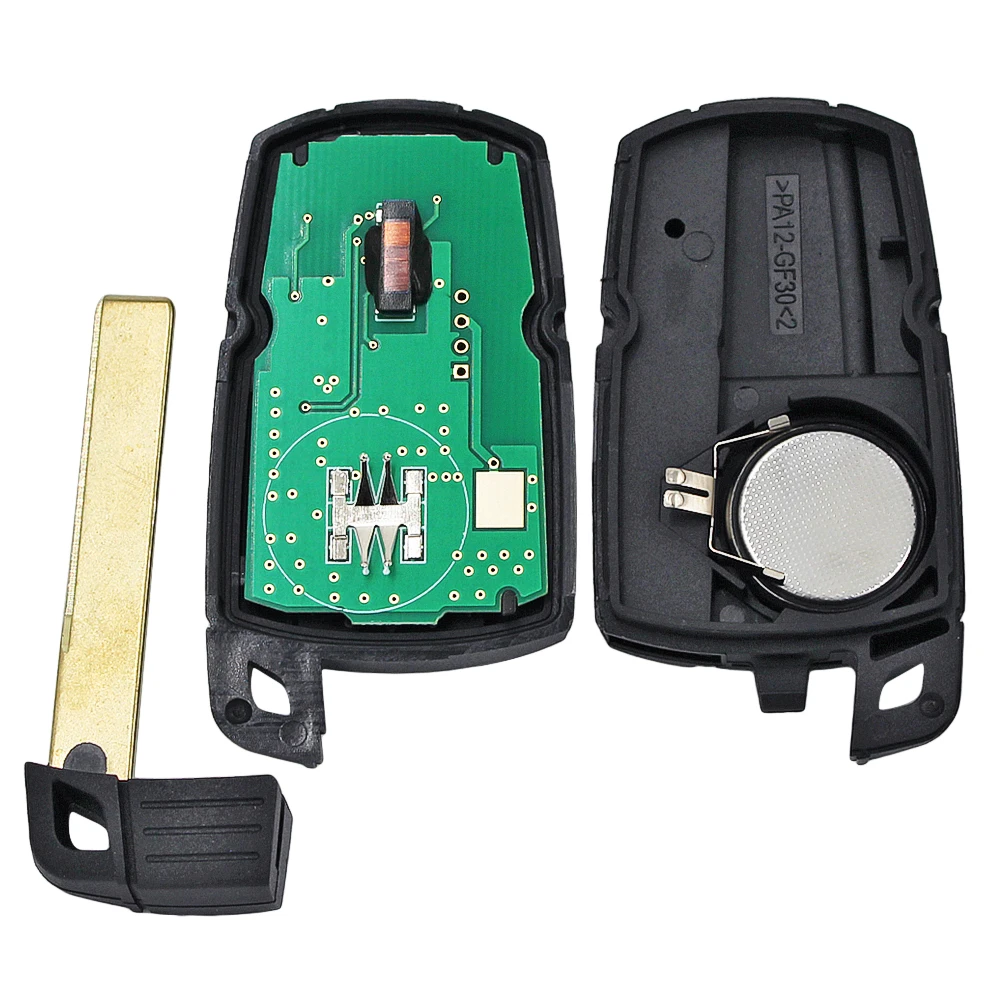 Пульт дистанционного управления с 3 кнопками 10 шт./лот 315LP МГц 315 433 868 чип ID46 для BMW 1