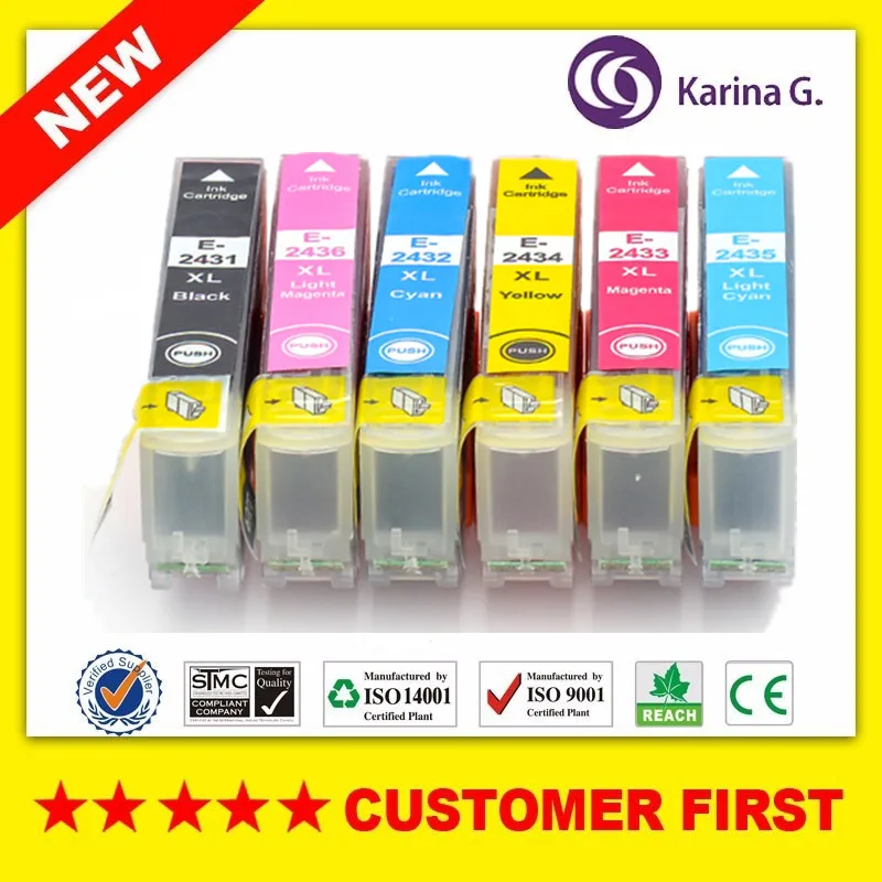 Совместимый чернильный картридж для T2431 24XL фотография Epson|Чернильные картриджи| |