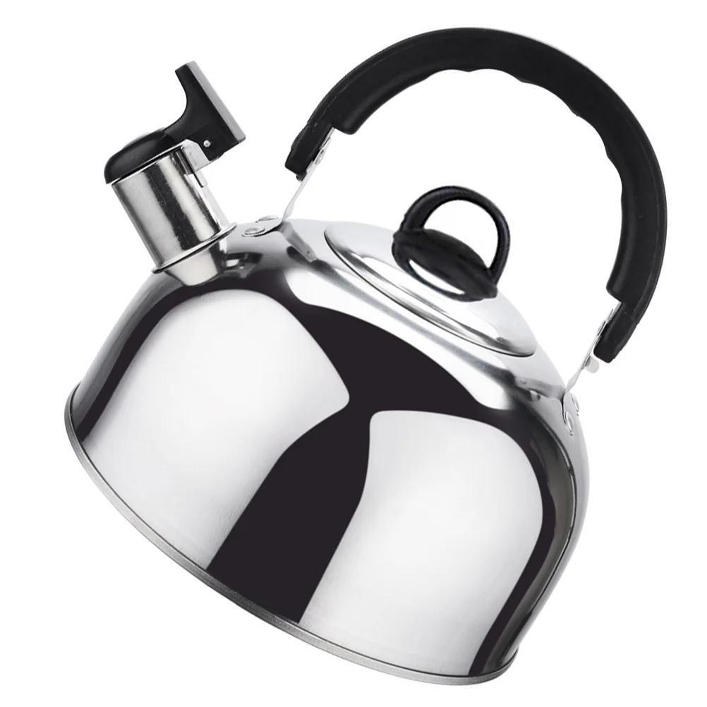 

Чайник для чая из нержавеющей стали, чайник для воды с плоским дном, прочный чайник для кипячения