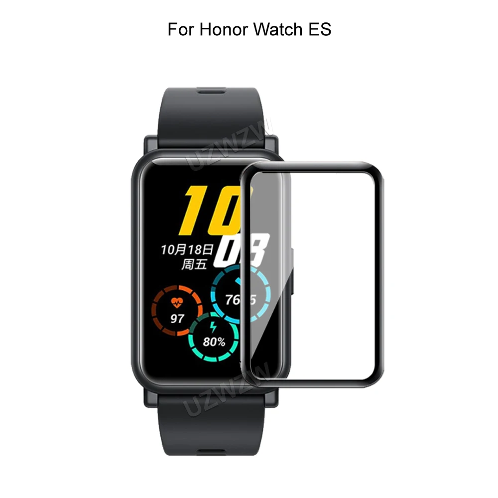 

Мягкая защитная пленка для экрана смарт-часов Honor Watch ES с закругленными 3D краями
