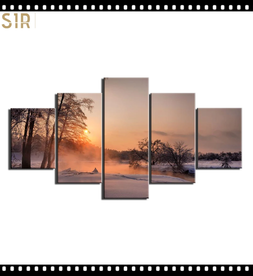 

Scenery Decorations for The Five - Part Poster Living Room Decoration Room Decor Anime Decor Wall Paintings Home Decor Wall Art