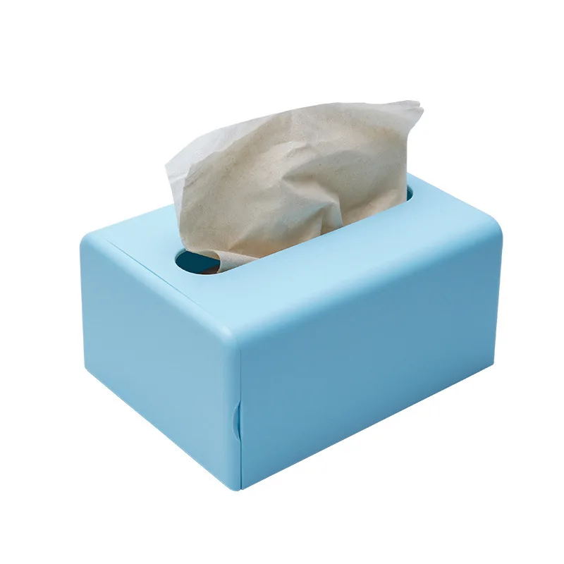 

2020 NEW Wall-mounted self-adhesive waterproof tissue box napkin holder garbage bag storage rack kitchen car hanging storage box