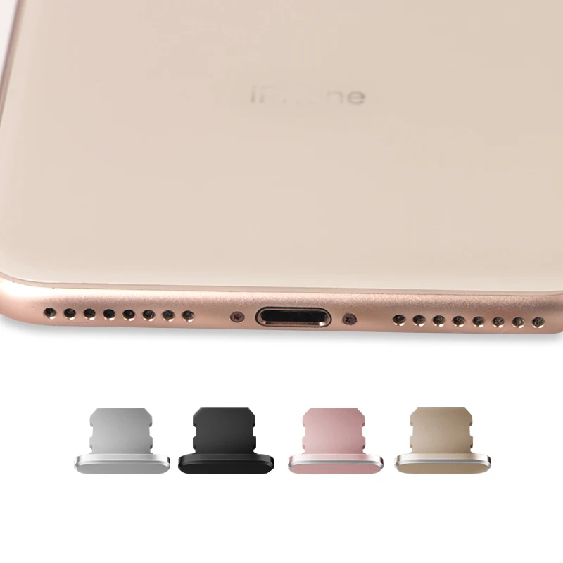 Фото Metal Dust plug Charging Port Charger Anti Plug Cap Stopper Cover For IPhone 7 8 Plus XS Max Mobile phone dust Мобильные телефоны Metal Dust plug Charging Port Charger Anti Plug Cap Stopper Cover For IPhone 7 8 Plus XS Max Mobile phone dust Мобильные телефоны