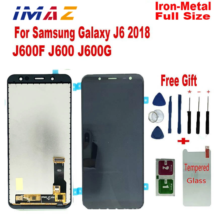 Металлический металлический лист IMAZ LCD для Samsung Galaxy J6 2018 J600 J600F J600Y/G, ЖК-дисплей + дигитайзер сенсорного экрана в сборе для J6 LCD Металлический металлический лист IMAZ LCD для Samsung Galaxy J6 2018 J600 J600F J600Y/G, ЖК-дисплей + дигитайзер сенсорного экрана в сборе для J6 LCD