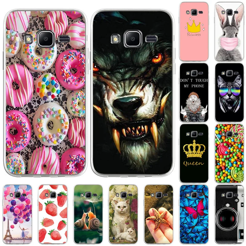 

For Samsung J1 Mini Prime Case Silicone Soft TPU Case On Samsung Galaxy V2 J1 Mini Prime J106 Cover Animal Cartoon Shell Fundas