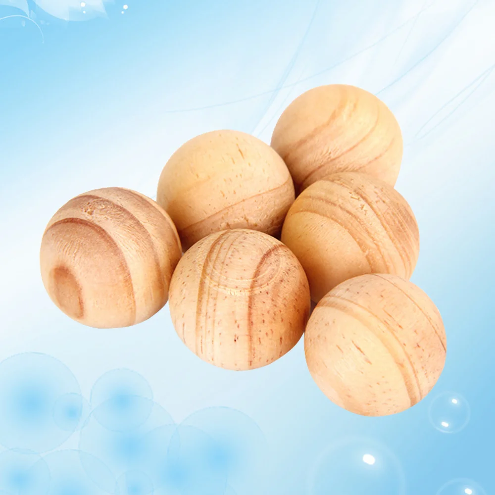 

20pcs Mildew-proof Moth-proof Insect Repellent Wood Balls for Drawers Storage Boxes Closets