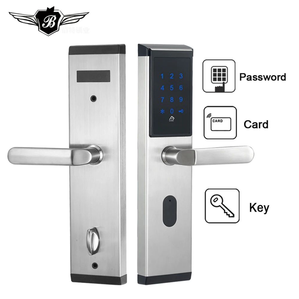 Электрический интеллектуальный цифровой безключевой Замок Безопасности Mifare