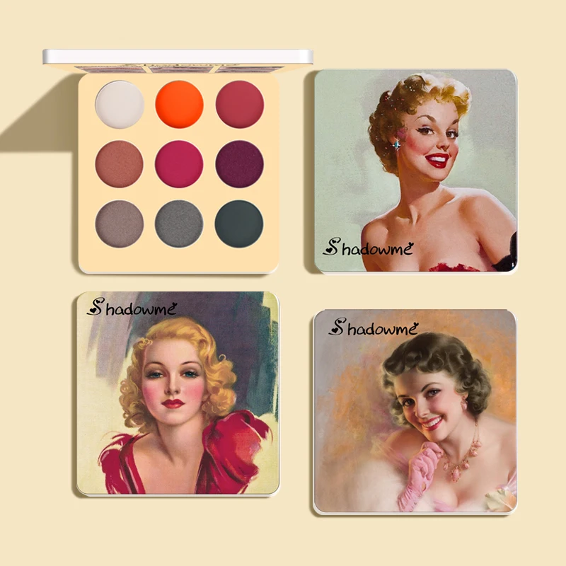 Новая палитра для макияжа с блестками пигментированная косметика матовые тени