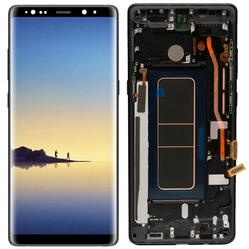 Note 8 ЖК-дисплей для samsung Galaxy Note 8 N950F ЖК-экран с рамкой запасные части SM-N950F ЖК-экран