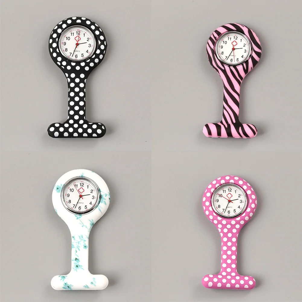 Карман с круглым циферблатом и клипсой силиконовая брошь туника для медсестер