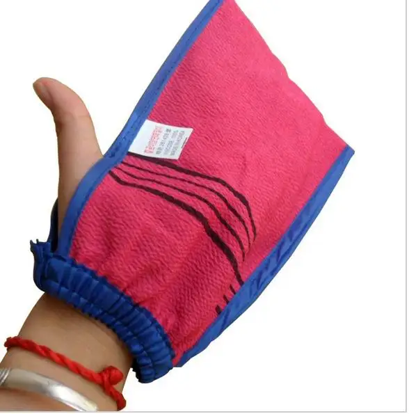 

Free shipping 100 pcs/lot korea hammam scrub mitt magic peeling glove exfoliating tan removal mitt