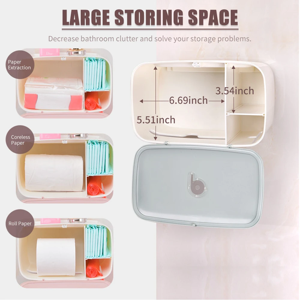 Ванная комната без сверления бумажный диспенсер для полотенец Настенный