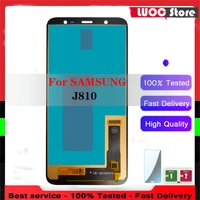 new for samsung galaxy j8 2018 j810 lcd display touch screen digitizer assembly pancel sm j810 j810m replacement no dead pixe