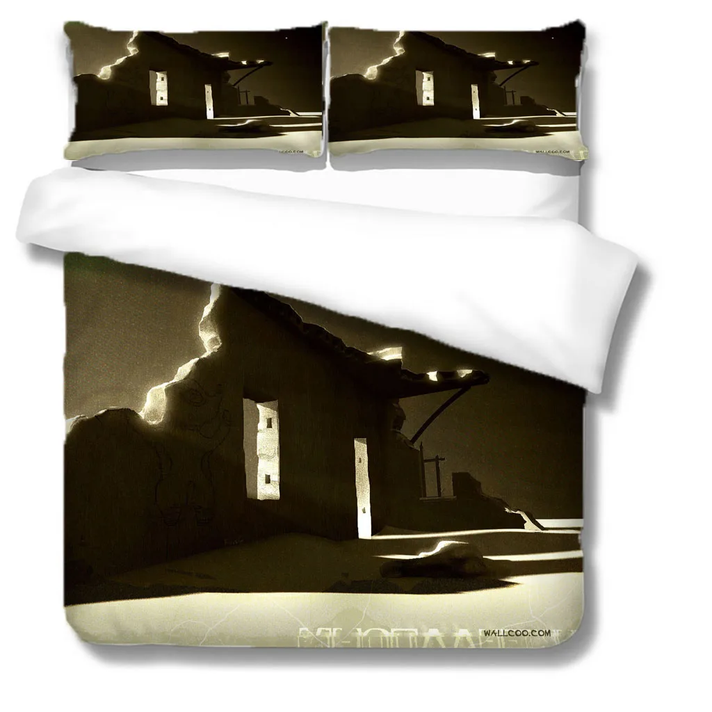 

Europe 3D Duvet Cover Set Comforter Case Quilt Covers Camel Bedding Sets King Queen Double Single Size Sailing Pattern