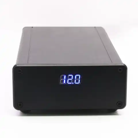 Готовый 50 Вт HIFI ультра-низкий уровень шума линейный источник питания DC12V @ 3.5A аудио LPS блок питания с синим дисплеем