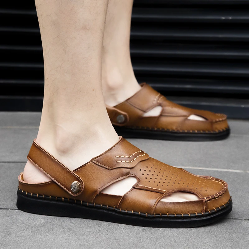 

Sandalias De Verano Para Hombre Safety Sandals Work Sandalias Deportivas For Men 2020 Summer Shoes Beach Sandalia Masculino