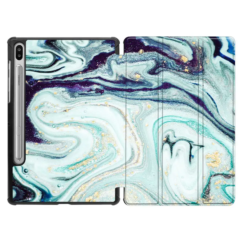 SS16 MTT для samsung Galaxy Tab S6 10,5 ''чехол для планшета SM-T860 T865 T867 из искусственной кожи флип-стенд смарт-чехол Funda Авто Режим сна/пробуждения - Цвет: SS16