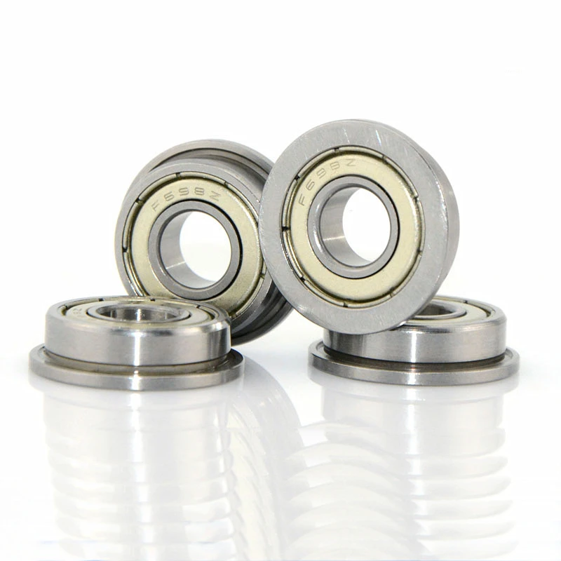 50pcs F693ZZ F693 3x8x4mm shielded miniature flanged deep groove ball bearings 3*8*4 mm | Обустройство дома