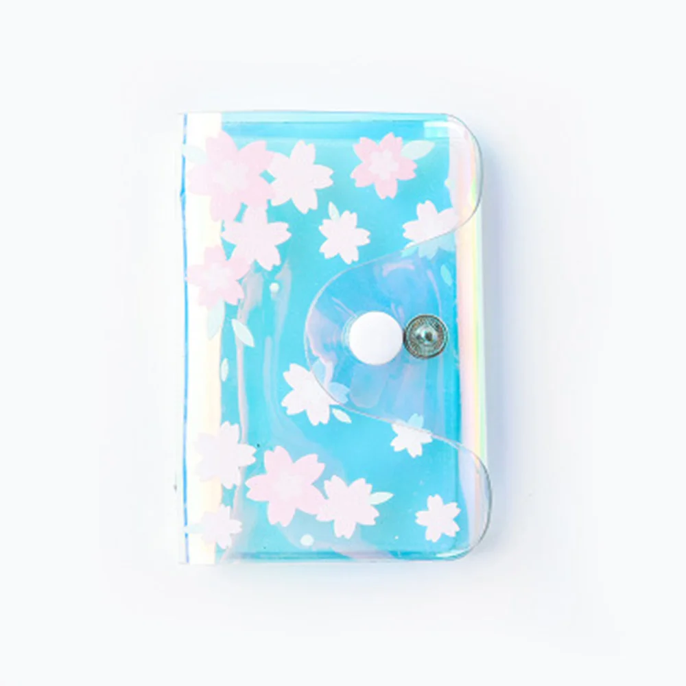 

Cherry Blossom Strawberry Series Coin Purse Pvc Pouch Waterproof Lovely Mini Credit Id Card Holder Bag Organizer Birthday Gifts