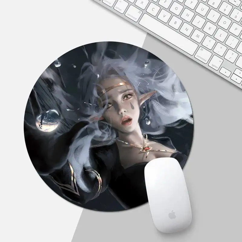 

Aeolian gaming girl Silicone large/small Pad to Mouse Game Office Work Round Mouse Mat pad XL Non-slip Laptop Cushion mousepad