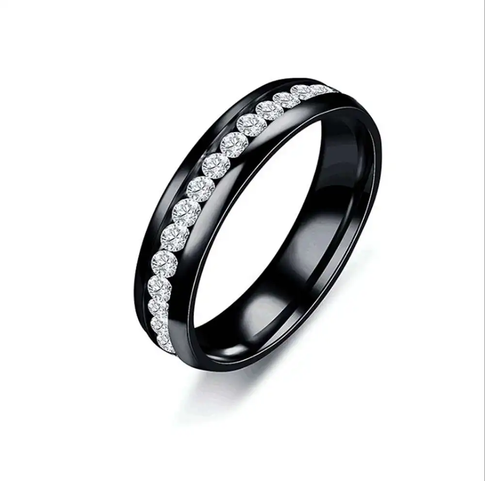 Женские Ювелирные изделия титановые стальные кольца украшения Индивидуальные