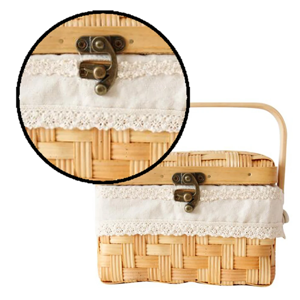 Тканая корзина для хранения плетеная дома органайзер ванной комнаты лоза
