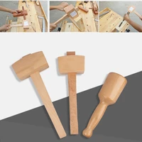 80 130mm solid small beechwood hammer carpenter mallet for diy knock woodworking household multi hand installation tool