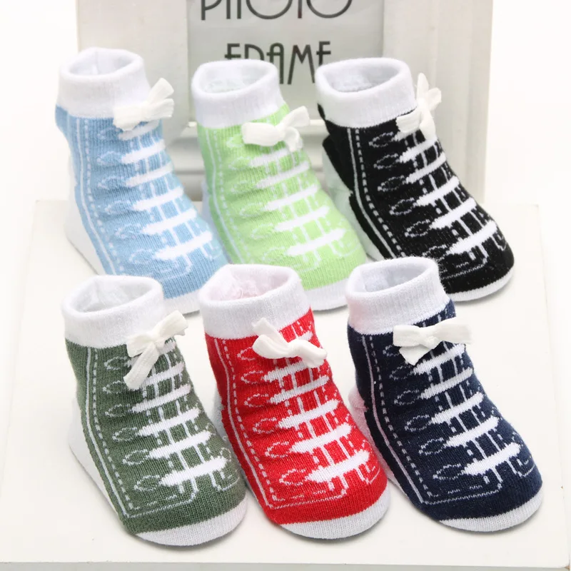 Детские носки хлопковые для мальчиков и девочек милые футбольные баскетбольные
