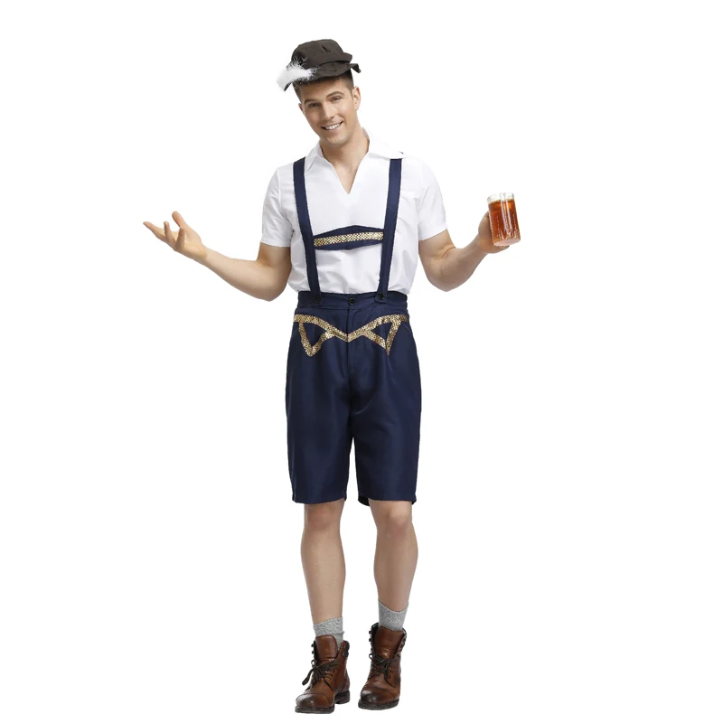 Костюм на Октоберфест Lederhosen баварский Немецкий фестиваль пиво Хэллоуин для
