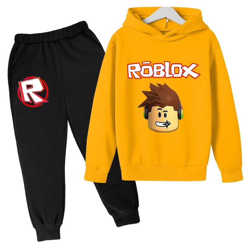 Комплект одежды Roblo xing для мальчиков толстовка с капюшоном и штаны Детская