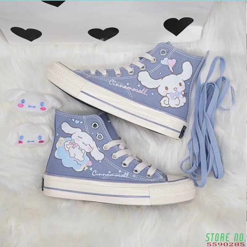 

Сезон весна-осень; 2021 оригинальный лавровый собака с высоким берцем; Парусиновая обувь японский женский Harajuku Стиль Женская парусиновая обу...