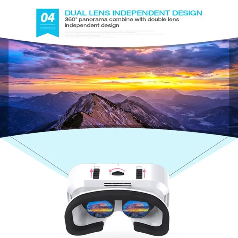 VR Shinecon 5 0 3D SC-G05A очки Фильмы Игры гарнитура для iPhone шлема виртуальной реальности