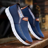 mens canvas shoes new style comfortable flat shoes mens leisure one step outdoor sports shoes soft bottom non slip mens shoes