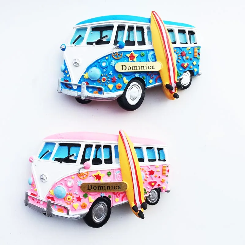 Оригинальные магниты на холодильник в стиле Доминики путешествия памятные