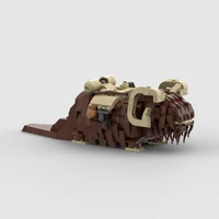moc planetary series desert soldier childrens building blocks beast animal model building blocks decoration diy toy gift
