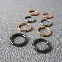 100 pcs 20mm metal spring gate o ring openable key ring buckle backpack bag shoes leather craft strap garment sewing accessories