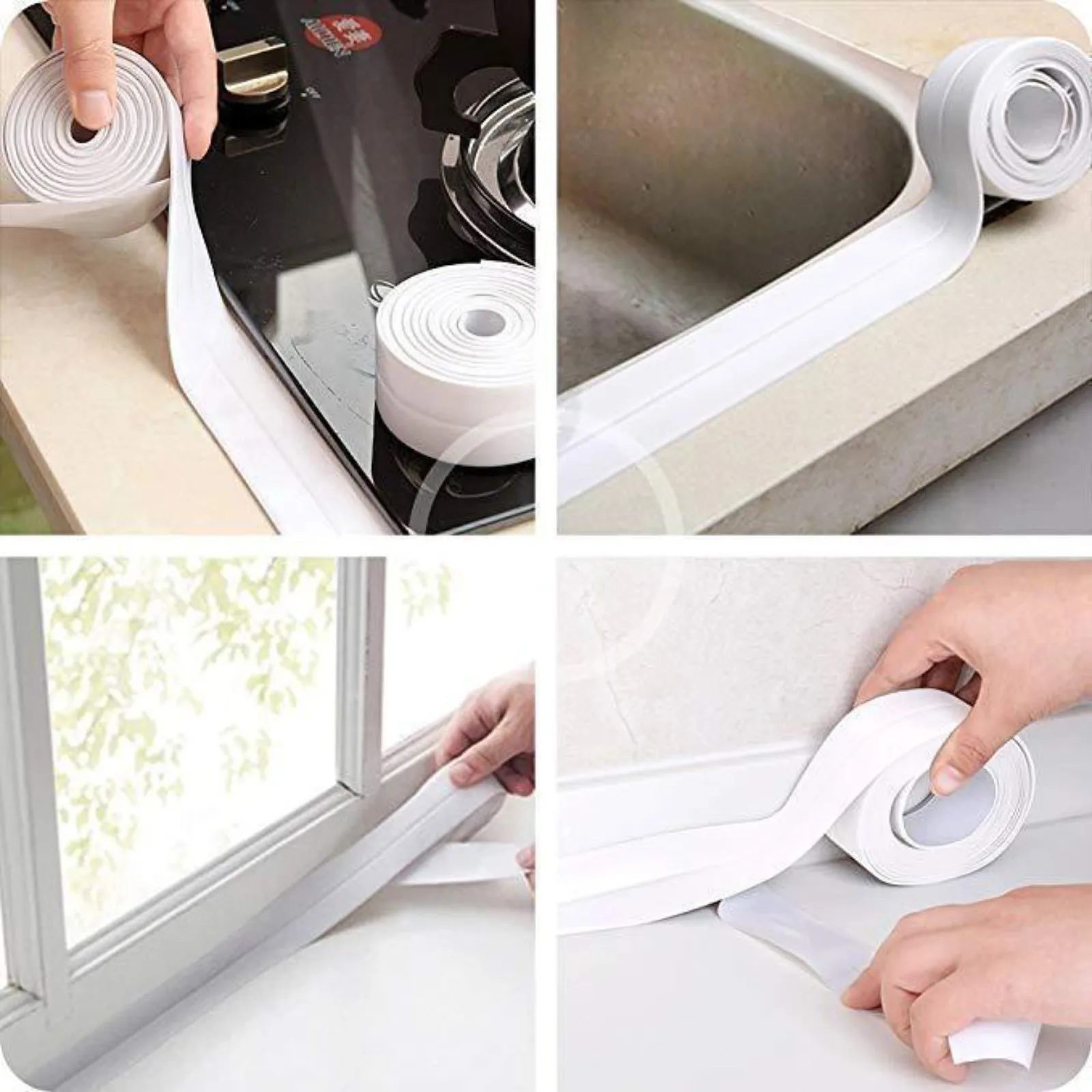 2020 уплотнительная лента для ванной комнаты душа раковины ванны белая ПВХ