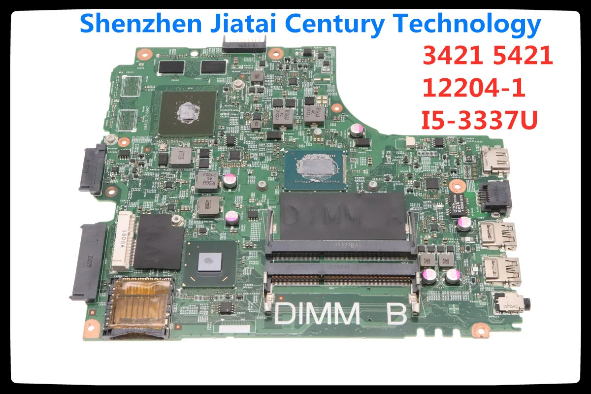 Для Inspiron 15R 3441 3421 Материнская плата ноутбука CN 055NJX 55NJX для dell SR0XL I5 3337U 12204 1