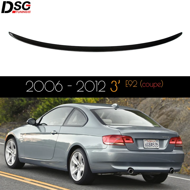 

Carbon Fiber Rear Lip Spoiler for BMW 3 Series E92 Coupe